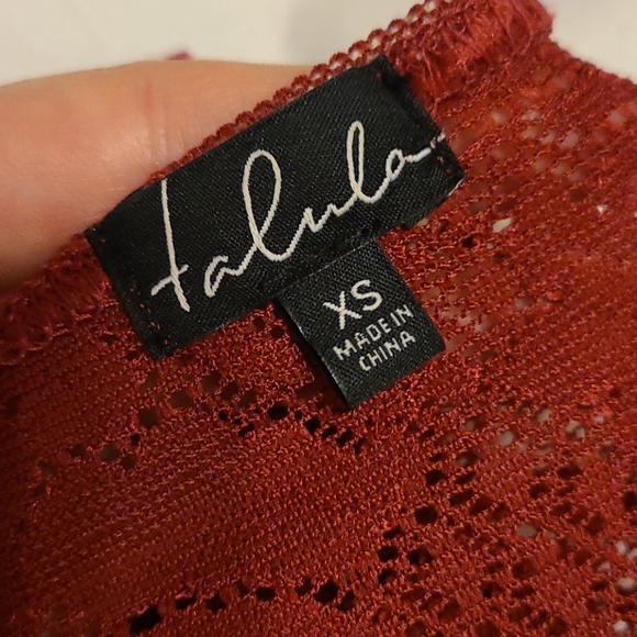 Red Lace Aritzia Dress - Picture 3 of 3